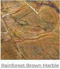 Rainforest Brown Marble surface