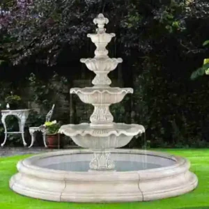 Henri Studio Four-Tier Renaissance Fountain