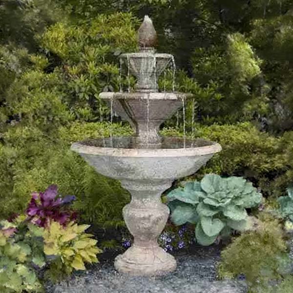 Massarelli Three Tier Cortona Pineapple Fountain