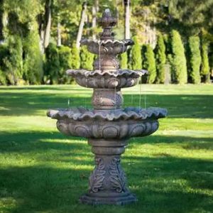 Massarelli Three Tier Scallop Fountain