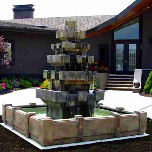 Henri Studio Cascadia Fountain in Dimensions Pool.