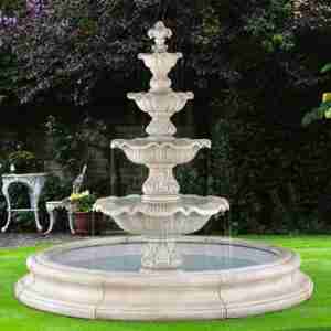 Henri Studio Four-Tier Renaissance Fountain