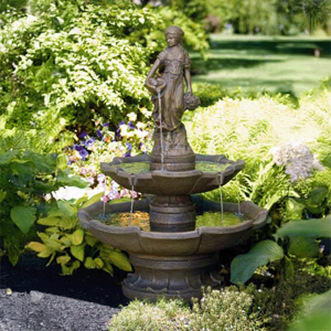 Massarelli Two Tier Lady Of The Arbor Fountain