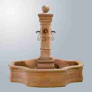 Giannini Avignon Monaco Pond Fountain For Spouts
