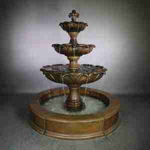 Giannini Garden Gardenia Three Tier Easy Pond Fountain