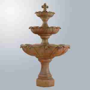 Giannini Garden Gardenia Three Tier Fountain