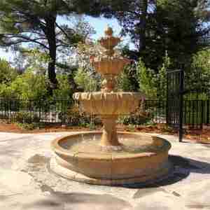 Giannini Garden Chateau Three Tier Easy Pond Fountain