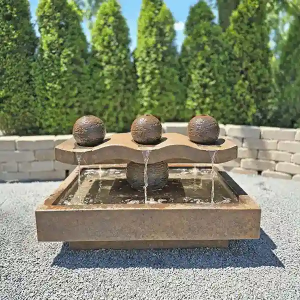 3 ball fountain