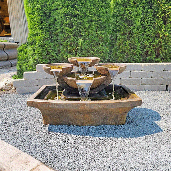 4 tier fountain