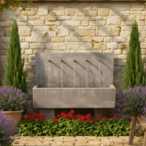 Giannini Garden Penta Wall Fountain Tall