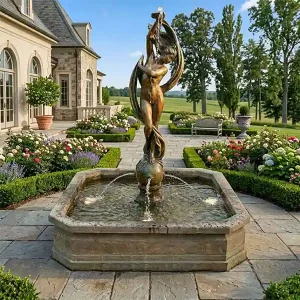 Giannini Garden Vestal Dancer Fountain