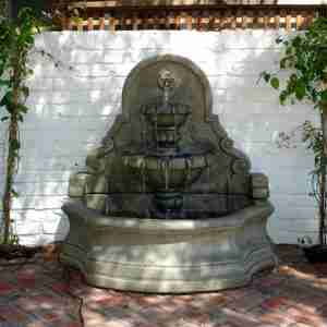 Wall Fountain with Vase