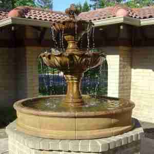 Giannini Gardenia Two Tier Pond Fountain