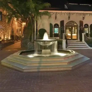 Architectural Cast Iron Bowl Fountain 4'- 5' - 7' diameters