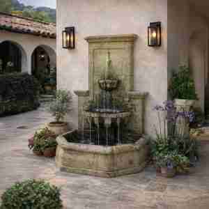 Fiore Augustine Wall Fountain
