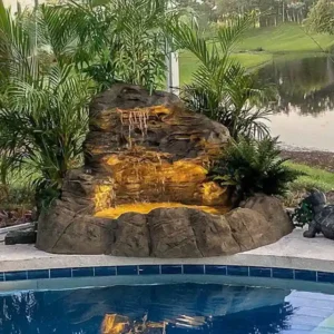 Corner Cascades Self Contained Waterfall Fountain