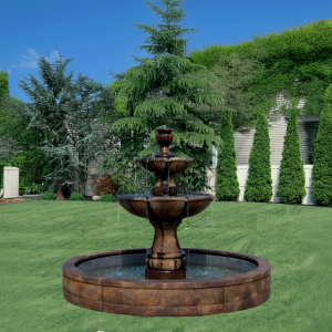 Massarelli Two Tier Charlotte Fountain in 8' basin
