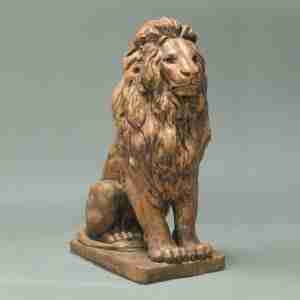Fiore Stone Estate Lion, Large