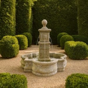 Fiore Bella Fountain with 66" Quatrefoil Basin