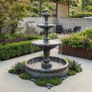 Fiore Stone Monaco Fountain W/55" Basin