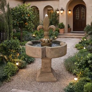 Fiore Piazza Fleur De Lis Fountain