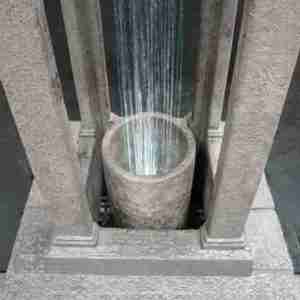 Fiore Stone Old World Center Rain Fountain with Bowl 62"