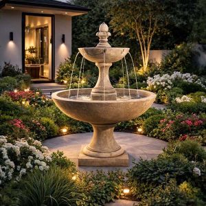 Fiore Trinidad Fountain w/International Finial