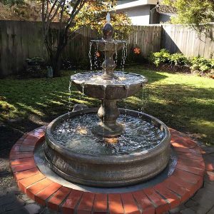 Fiore Vicenza fountain with 55" basin