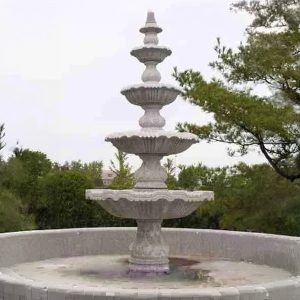 Four Tier Granite Outdoor Fountain  Call/Text for Shipping