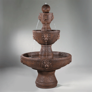 Massarelli Gabriel Lion Head Fountain