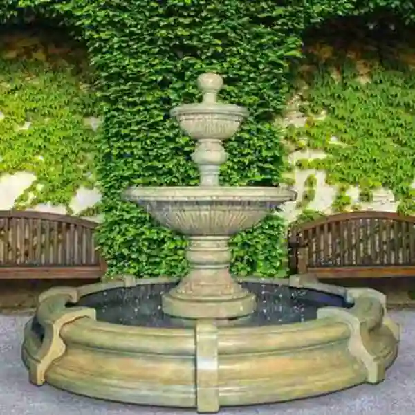 Henri Studio Traviata Two-Tier Fountain in New Toscana Basin – 5510F15N