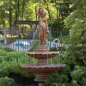 Massarelli Two Tier Grecian Lady Fountain