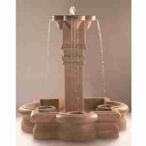 Fiore Plinth Column Fountain