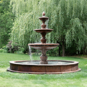 Massarelli Three Tier Savona Fountain With 14' Modular Pool