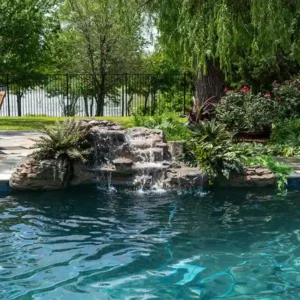 Serenity Medium Pool Waterfall