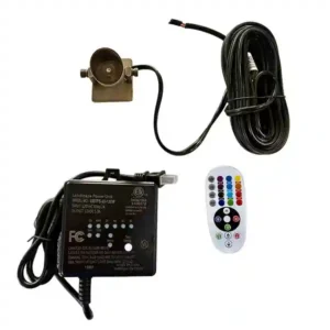 Brass Color Changing Underwater Light