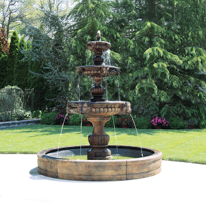 Masarelli Three Tier Grandessa Fountain w Pool