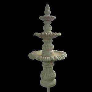 Three Tier Granite Outdoor Fountain 88" Tall