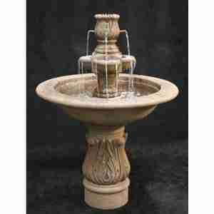 Fiore Assisi Fountain w/Cobra Pedestal
