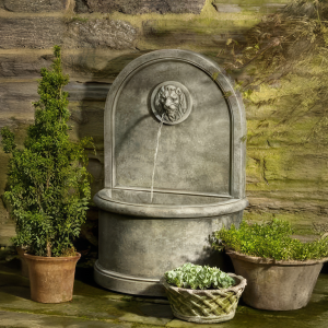 Campania Lion Wall Fountain