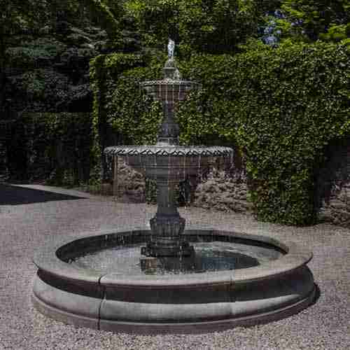 Campania International Charleston Fountain in Basin