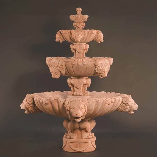 The Fiore Extra Large Lion Fountain