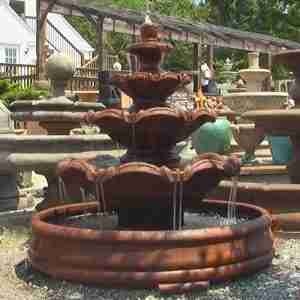 Henri Studio Quattro Tier Fountain in Grando Basin