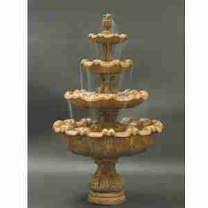 Fiore Italian Four Tier Fountain Tall