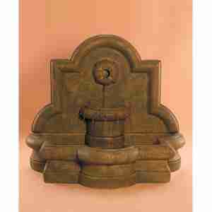 Fiore Rosette Quatrefoil Wall Fountain