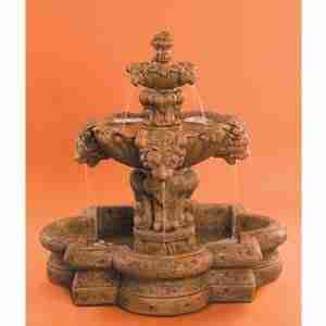 Fiore Small Courtyard Lion Fountain