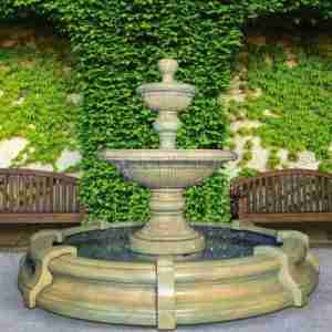 Henri Studio Traviata Two-Tier Fountain in New Toscana Basin – 5510F15N