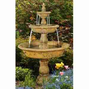 Henri Studio Triple Tazza Tier Fountain