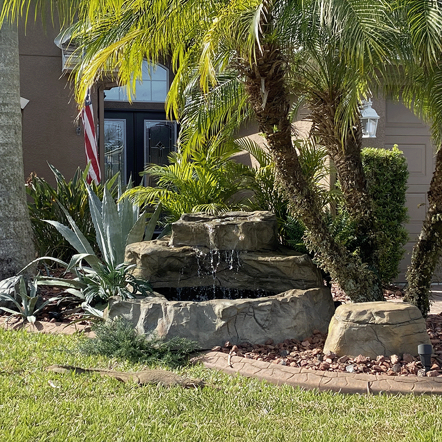 Crescent Falls Waterfall by Universal Rocks.