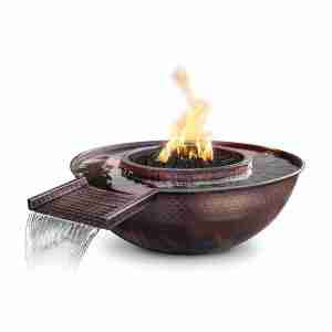 Sedona Fire & Water Bowl Copper Gravity Spill